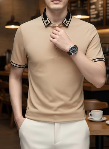 Image of Lymio Polo T Shirt for Men || T Shirt for Man || Collar T-Shirts Style Men (Packs Also Available) (109-112)