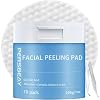 Glycolic Acid Pads, Exfoliating Toner Pads for Facial Radiance, Dual Action Gentle Face Pad for Deep Cleaning Effect |Peels & Daily Skin Renewal |Salicylic Acid & Vitamins B3 |70 Count