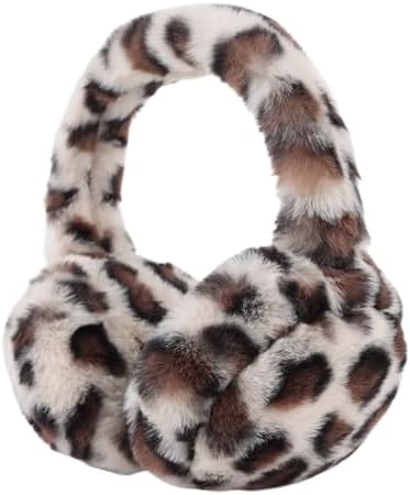 XIAOHAWANG Fluffy Ear Muff for Women Plush Foldable Earmuffs Kids Winter Earmuffs Girls Boys Cold Weather Ear Warmer