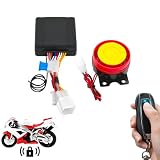 Kit antifurto allarme moto universale scooter 125dB sirena 2 telecomandi