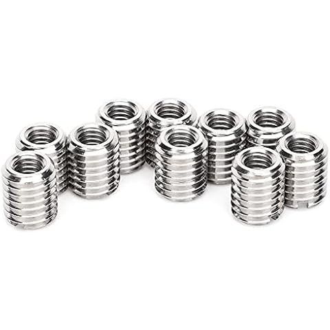 Fafeicy 10Pcs Stainless Steel Thread Reducer Nuts Cover