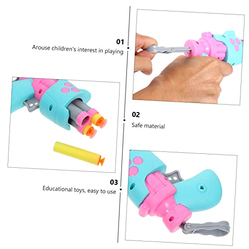 VICASKY 14 Peças brinquedo de pistola de macia brinquedo bola de espuma brinquedos de quebra-cabeça