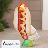 Fox Valley Traders Gaggleville Hot Dog Goose Outfit, Fits Large 23" H Statue