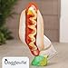 Fox Valley Traders Gaggleville Hot Dog Goose Outfit, Fits Large 23" H Statue