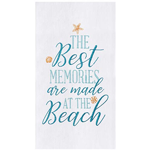 C&F Home Best Memories Embroidered Flour Sack Dishtowel Decor Decoration Kitchen Towel White #TOP14