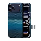 pitaka for iPhone 17 Pro Max Case 6.9' with Camera Control Button, Compatible with MagSafe, Ultra-Slim Case with Caseless Touch Feeling, 1500D Aramid Fiber Woven, Moonrise