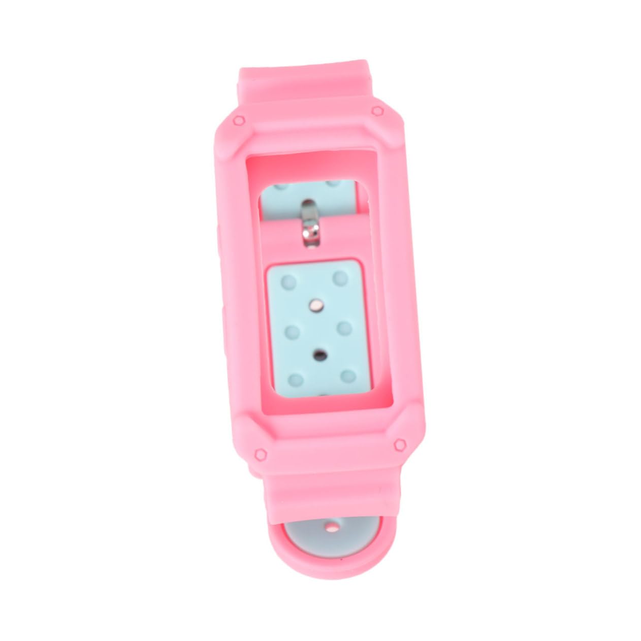 ETHZZLE Bracelet Strap Pink Light Blue Silicone Band Easy to Install Comfortable Fit