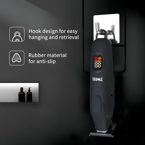 Image of IWEEL Beard Trimmer for Men Professional Hair Trimmer for Men Hair Clippers Eletric Razor Shavers Zero Gapped T Blade Edgers Liners Cordless Rechargeable Mustache Grooming Kit for Body