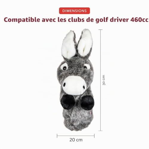 Daphne's Headcovers, Protection pour Club de Golf, Design âne – vue 3