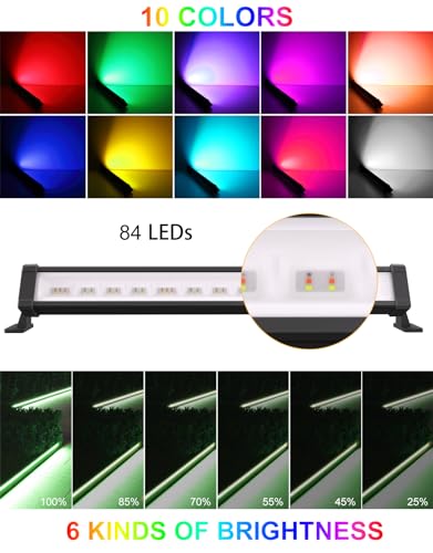 CLV 42W RGB LED wallwasher light, oświetlenie led bar party z pilotem RF 360° IP66 wodoodporne, zmieniające kolor diody led 30 trybów funkcją pamięci Timer dla DJ disco Boże Narodzenie Halloween party
