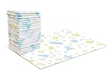 Carriella Disposable Changing Pads 25 Extra Large 24 x 18 Leak Proof Baby Diaper Travel Change Mats