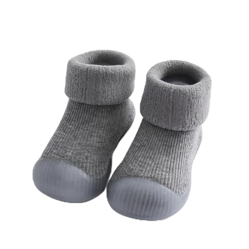 Image of icosylify Baby Boys Girls First Walking Shoes Non Slip Soft Sole Sneakers Toddler Infant Sock Shoes Slipper socks
