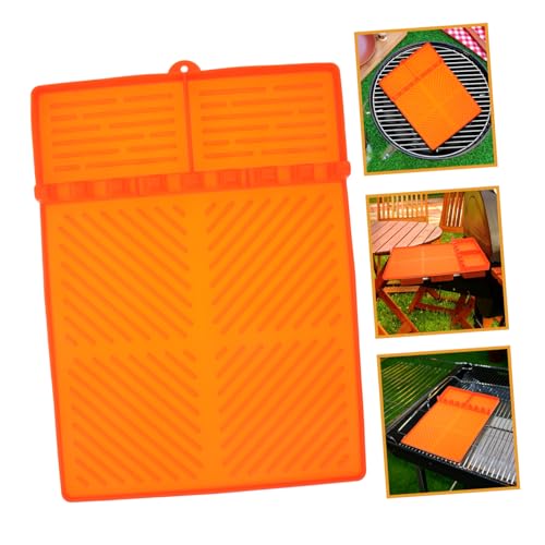 Esterilla de silicona para espátulas y herramientas de barbacoa PRETYZOOM 7