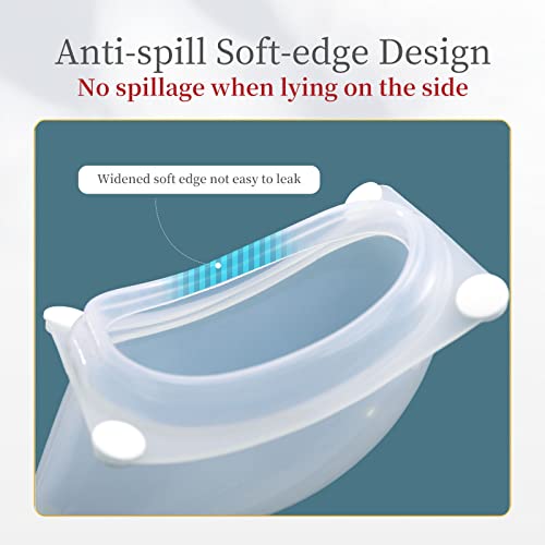 image for lefeke Wearable Urinal for Men,Protable Male Urine Collection Bag，Re