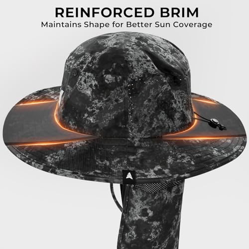 Image of KastKing Sol Armis UPF 50 Boonie Hat - Sun Protection Hat, Fishing Hat, Beach & Hiking Hat, Paddling