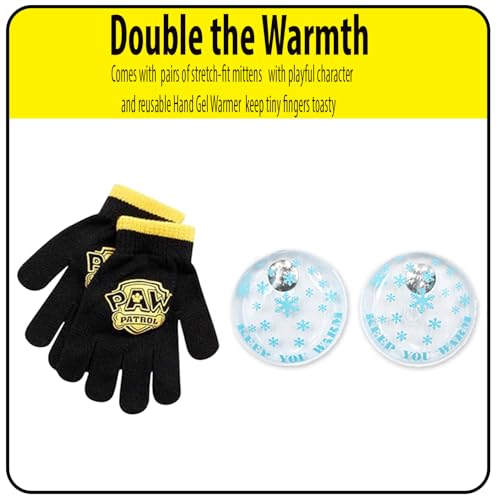 Image of Nickelodeon Paw Patrol Boys Winter Hat and Mitten or Glove Set (Age 2-7)