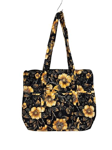 Image of Quilted Shoulder Tote Bag Handbag