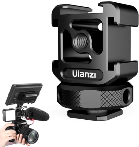 ULANZI PT-12 Triple Cold Shoe Mounts Plate