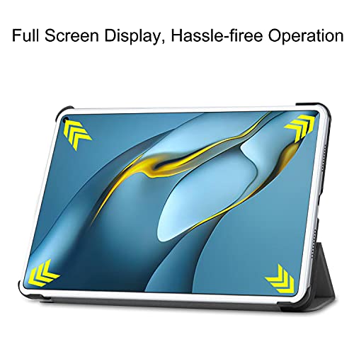 Lobwerk Case for Huawei MatePad Pro MRR-W29 2021 10.8 Inch Smart Cover Case with Stand Function and Auto Sleep/Wake Function Grey - Image 4
