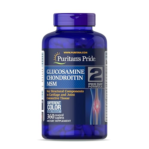 Puritans Pride Triple Strength Glucosamine Chondroitin and Msm Joint Soother 360 Count
