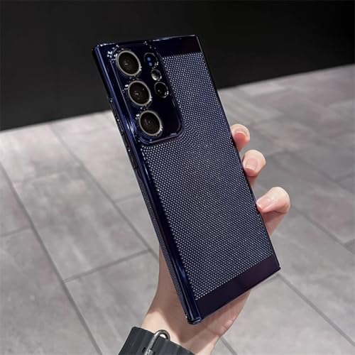 For Galaxy S24 Plus �p �P�[�X ��p ���M �d�C���b�V���\�� �ϏՌ� �X�}�z��p ���M �M�����N�V�[S24 Plus ��p �J�o�[ ���������Y�t�B�����ϏՌ��ی�J�o�[�t�� �ʋC�� ���M �T���X�� S24 Plus �X�}�z�P�[�X �S�ʕی�