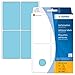 Produktbild HERMA 2493 Vielzweck-Etiketten, 128 Stück, 52 x 82 mm, 4 pro Bogen, selbstklebend, Haushaltsetiketten zum Beschriften, matt, blanko Papier Klebeetiketten Aufkleber, blau