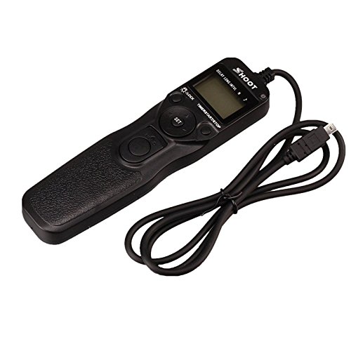 SHOOT MC-DC2 Intervalometer Timer Remote Shutter Release Controller Cord Trigger for Nikon D90
