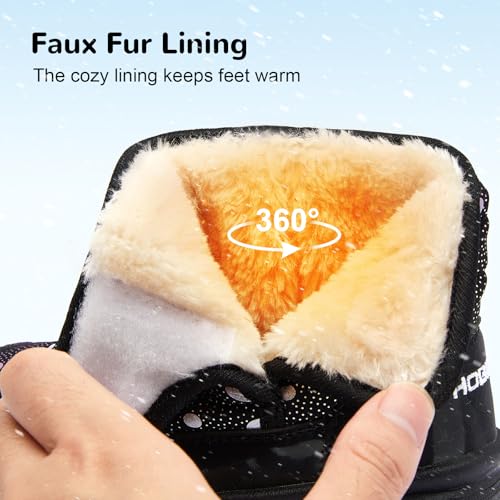 GUBARUN Waterproof Winter Boots for Toddlers - Insulated Snow Shoes for Boys & Girls2