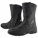 VPR R35 Leather Motorcycle Boots For Men - 100% Waterproof Long Cut CE Approved Reinforced Ankle Toe Protection Motorbike Boots For Touring Urban Cruiser Bike Shoes Motorcycle Boots Size 6