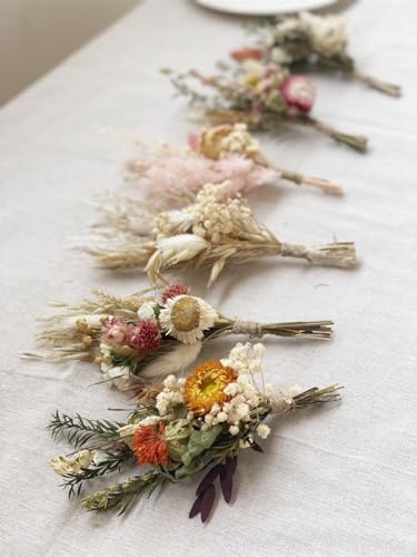 Ramo Mini Boho de Flores Secas para Decoración miniatura 3