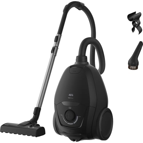 AEG VX8.3 Silence Bagged Cylinder Vacuum Cleaner Ultra-Quiet Cleaning HEPA Filtration 99.999% Multiple Surfaces Carpets & Hard Floors AllFloor Auto Nozzle 64 dB 12m Radius