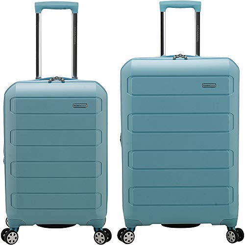 A photo of Traveler's Choice Pagosa Indestructible Hardshell Expandable Spinner Luggage.