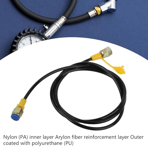 Hydraulic Test Hose, Oil Small Non 1.5m/4FT Hydraulic Test Hose M16 for Industrial Use