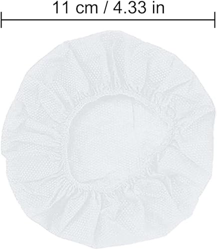 Miniatura 4 de 100 fundas para auriculares desechables para auriculares, sanitarias, no tejidas, elásticas, para la mayoría de los auriculares en la oreja (L (4.33