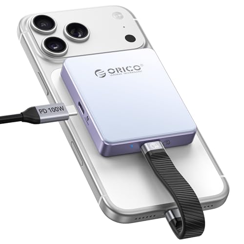 ORICO M.2 NVMe SSD 外付けケース マグネット式 USB-C 3.2 Gen2 10Gbps 超高速転送 iPhone 4K ProRes録画対応 PD 100W給電ポート搭載 2230/2242規格対応 iPhone 15/16/17シリ