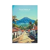 Guatemala Reise Zentralamerika, minimalistisches Stadtbild, 