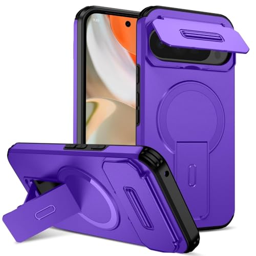 Coque Google Pixel 9A violette avec cache objectif pour vos photos du quotidien