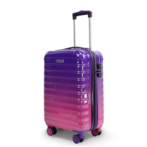 Blade Erweiterbares Handgepäck - Hartschalen Koffer Trolley - Leichter Reisekoffer Handgepäck aus...