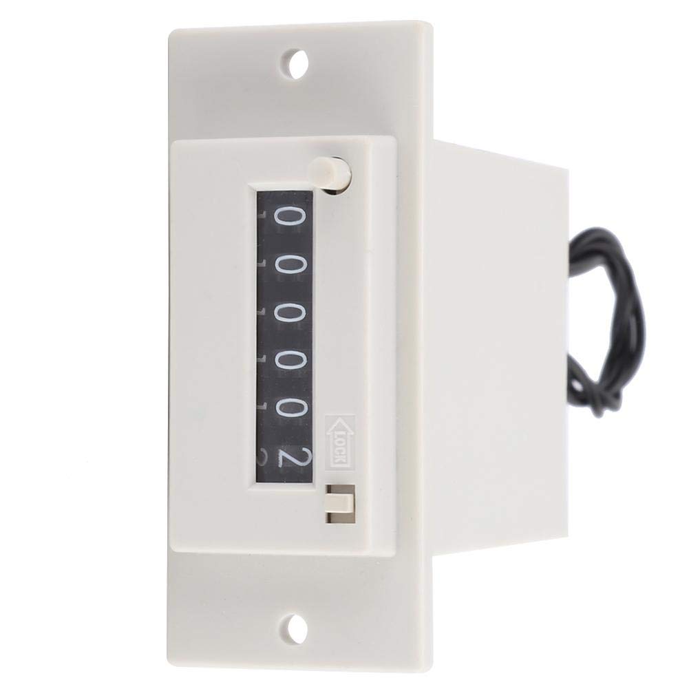CSK6-YKW Electromagnetic Counter 6 Digit 0-999999 Counting Range Electronic Pulse Counter Digital Counter Totalizer Digital Electronic Punch Counter Electromagnetic Pulse Counter (DC 12V) - Image 4 thumbnail