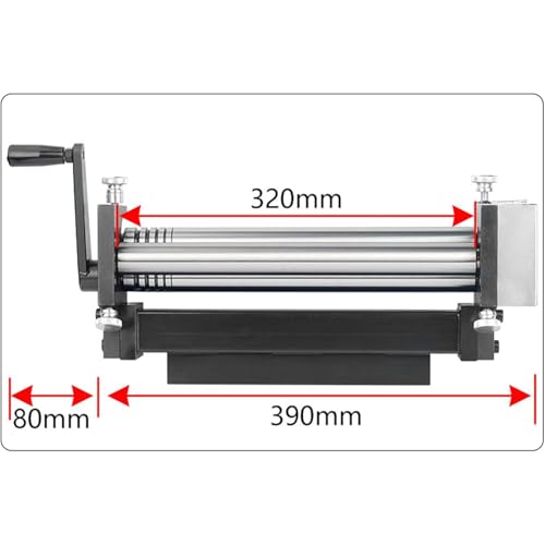 Laminadora manual de chapas de 320 mm para doblado de precisión de cobre 3