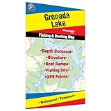 Grenada Lake Fishing Map