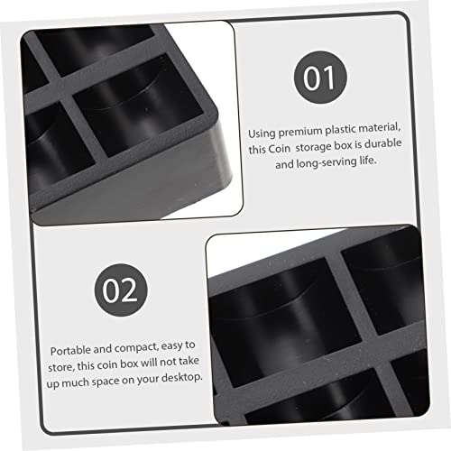 Caja organizadora para monedas resistente 2 piezas miniatura 2