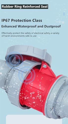 Prise industrielle renforcée IEC60309 de qualité supérieure