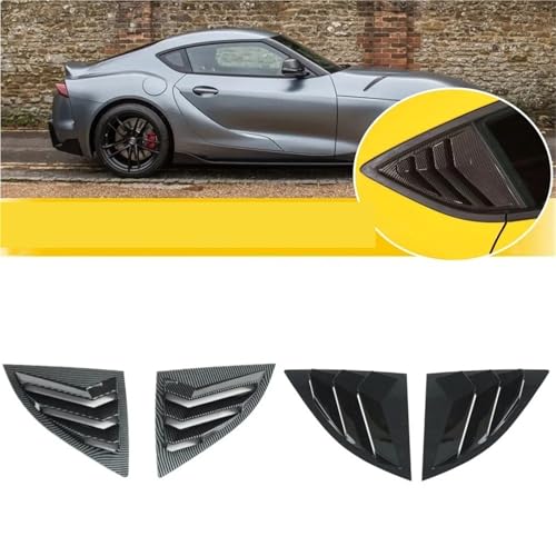 Cache-perceuses de vitres Supra A90 masquer imperfections vitrage look carbone auto