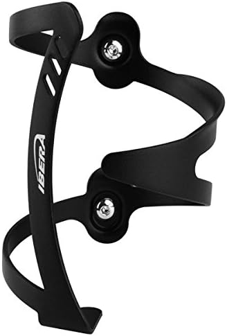 Ibera Extra Lightweight Alloy Bicycle Water Bottle Cage, Ergonomic, Side-Access, Only 30g (1.1 oz), 15 YEAR WARRANTY