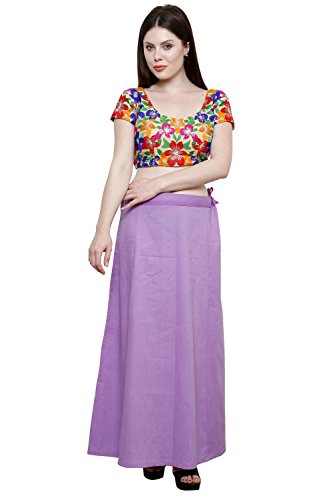 Image of Pistaa combo of 3 Women's Cotton Best Indian Readymade Inskirt Saree petticoats