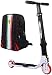 Ferrari Collapsible Two Wheels Scooter with Free Backpack, White