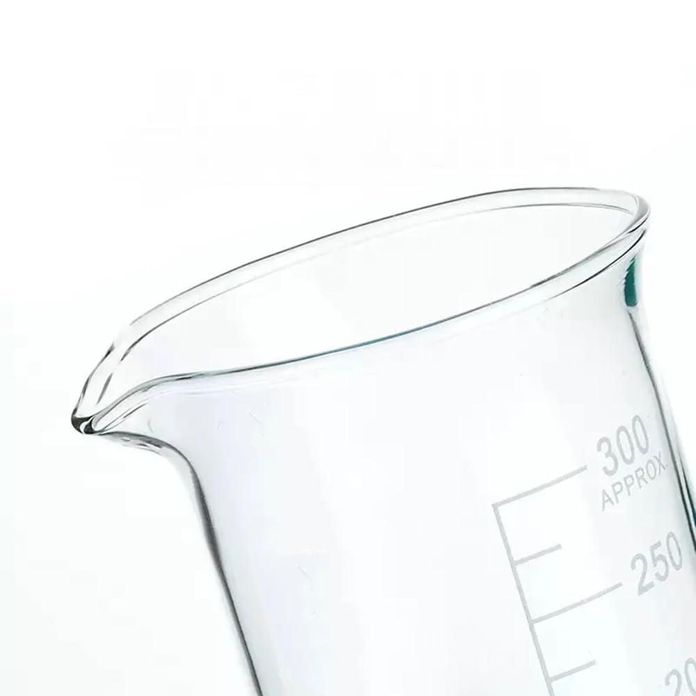Szklany kubek borokrzemianowy Zestaw szklanych zlewek o niskiej pojemności 5 ml-1000 ml(Set-9)