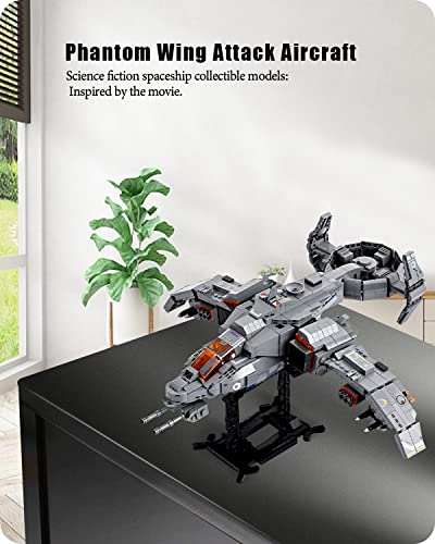 Star Space Building Ucs Set - Phantom Wing Attack Aircraft Qj5005 Building Toy. The Best Gift For Space War Of Star Series Enthusiasts (1182 Pieces) (Compatible With Lego Set For Adult) #TOP4