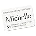 Avery EcoFriendly Recycled Name Tags, 2-1/3